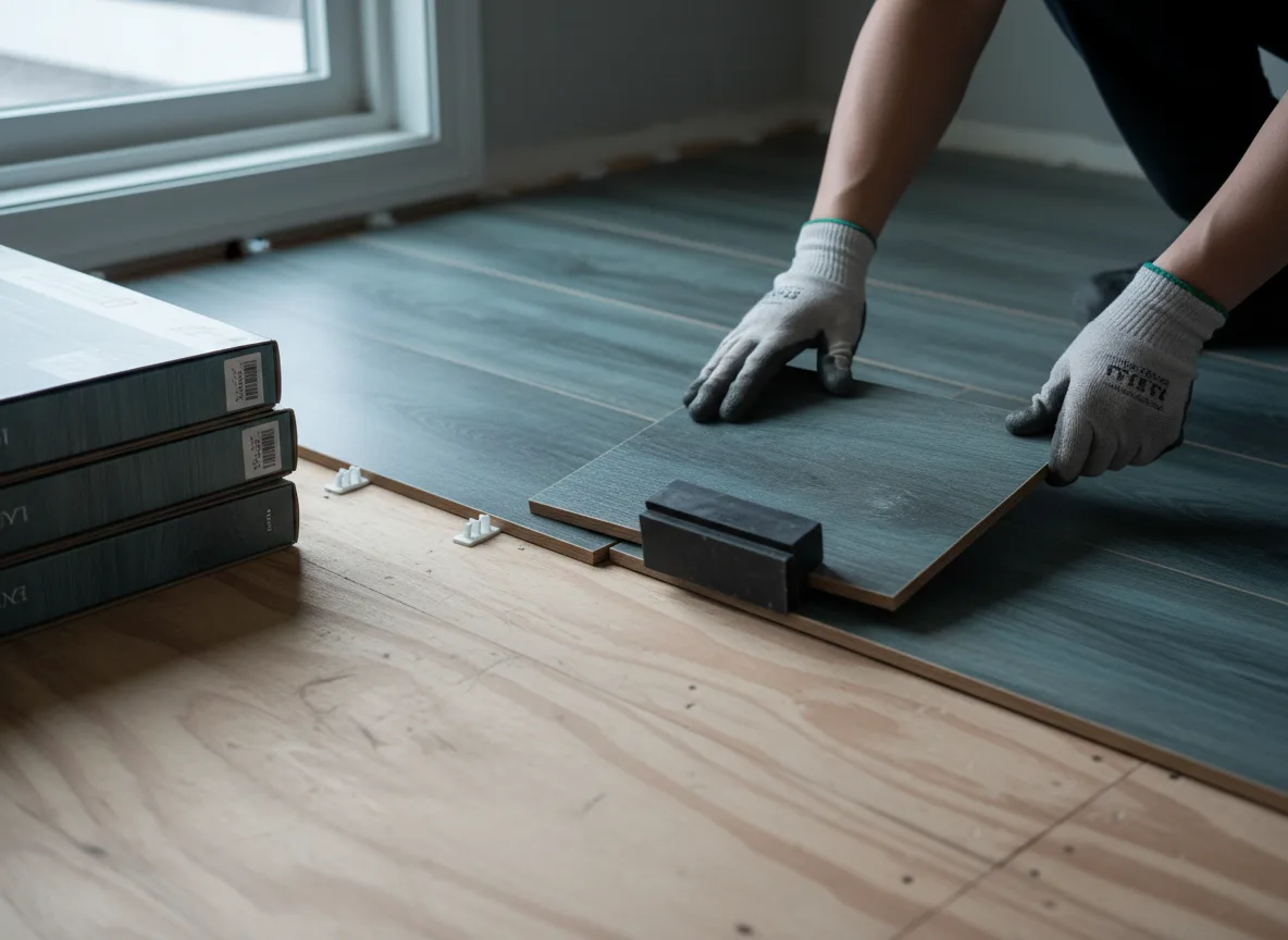Luxury Vinyl Plank Installation company in Saint Mary Of The Woods, IN